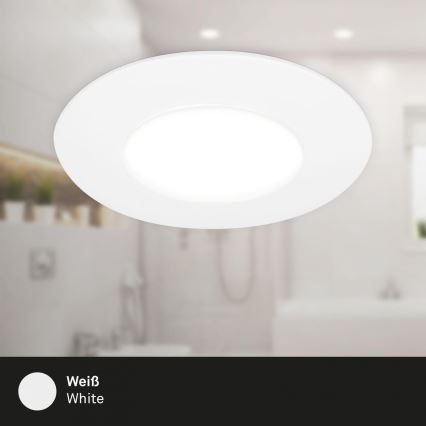 Briloner 7598036 - SET 3x Hangende LED Badkamer plafond verlichting LED/4,9W/230V IP44 2700/4000/6500K wit