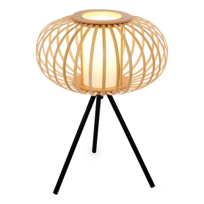 Briloner 7759011 - Tafellamp 1xE27/10W/230V bamboe