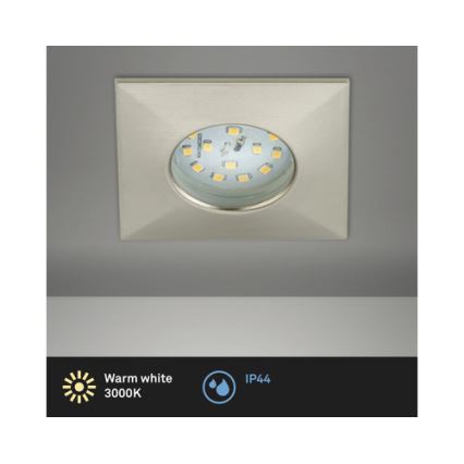 Briloner 8313-012 - Hangende LED Badkamer plafond verlichting LED/5W/230V IP44 mat chroom