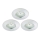 Briloner 8316-039-SET 3x LED dimbare badkamer inbouwspot LED/5,5W/230V IP44