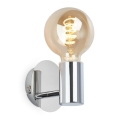 Briloner - Badkamerwandlamp 1xE27/10W/230V IP44 glanzend chroom