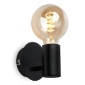 Briloner - Badkamerwandlamp 1xE27/10W/230V IP44 zwart