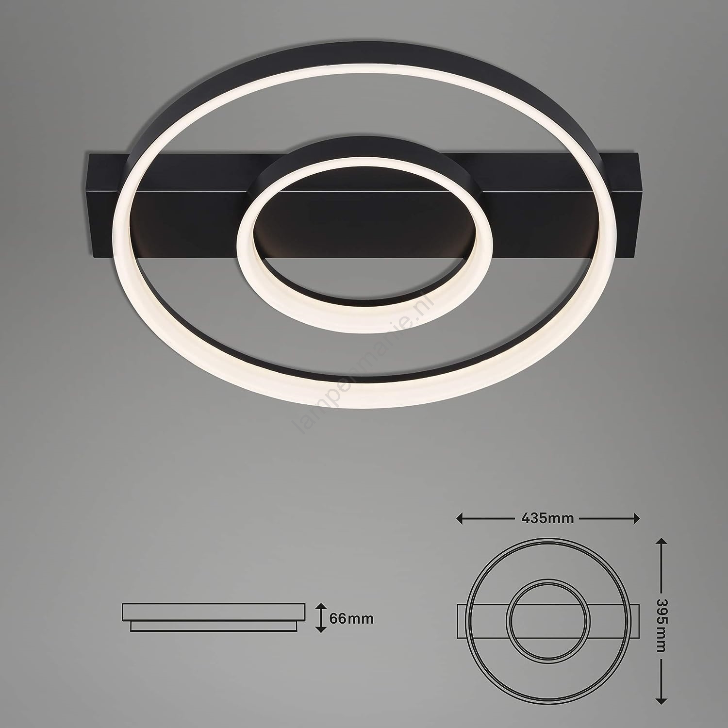 Briloner Leuchten Plafondlamp Frame FRAME