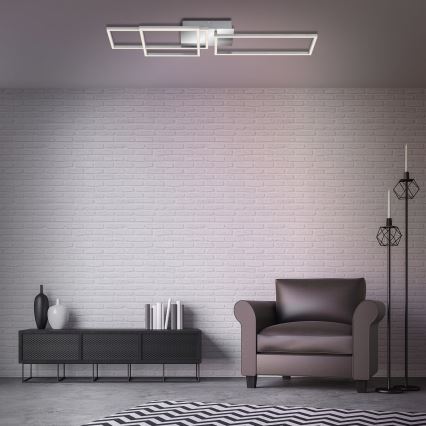 Briloner - Dimbare LED bevestigde hanglamp FRAME LED/44W/230V