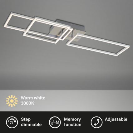Briloner - Dimbare LED bevestigde hanglamp FRAME LED/44W/230V