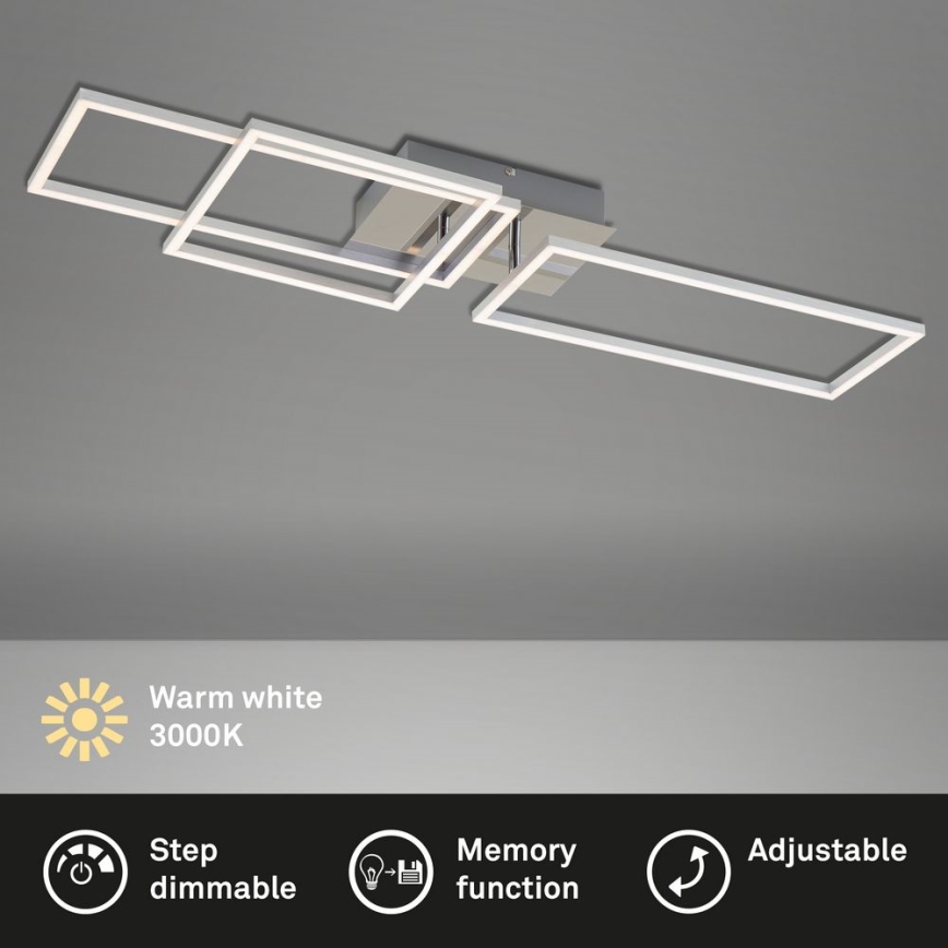 Briloner - Dimbare LED bevestigde hanglamp FRAME LED/44W/230V