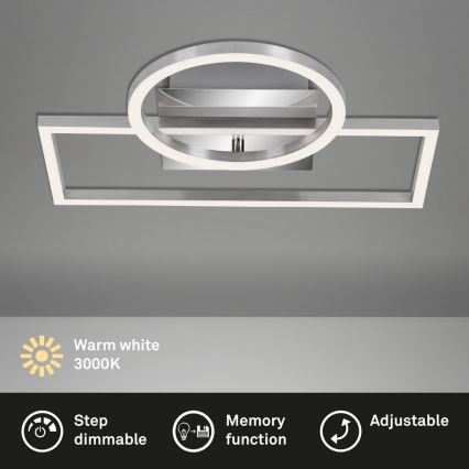 Briloner - Dimbare LED plafondlamp FRAMES LED/19W/230V