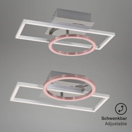 Briloner - Dimbare LED plafondlamp FRAMES LED/19W/230V