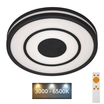 Briloner - Dimbare LED plafondlamp RIPPLE LED/24W/230V 3000-6500K + afstandsbediening