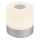 Briloner - dimbare oplaadbare LED-tafellamp voor buiten met aanraakbediening LED/2W/5V 2700K IP44 1200 mAh mat chroom