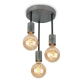 Briloner - Hanglamp aan een koord HENGA 3xE27/60W/230V