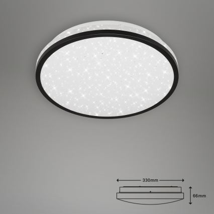 Briloner - LED Badkamer plafondlamp STARRY SKY LED/12W/230V IP44