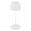 Briloner - LED dimbare oplaadbare aanraaktafellamp voor buiten MINI LED/2,5W/5V IP44 1800 mAh wit