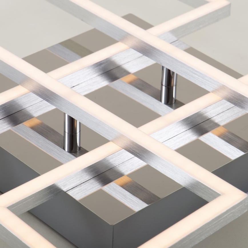 Briloner - LED Dimbare Opbouwlamp FRAME 4xLED/12W/230V