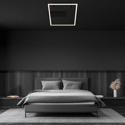 Briloner - LED-plafondlamp FRAME LED/14W/230V 3000K 30x32 cm zwart