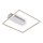 Briloner - LED plafondlamp met bewegings- en schemersensor FRAME LED/14W/230V 3000K 30x32 cm mat chroom