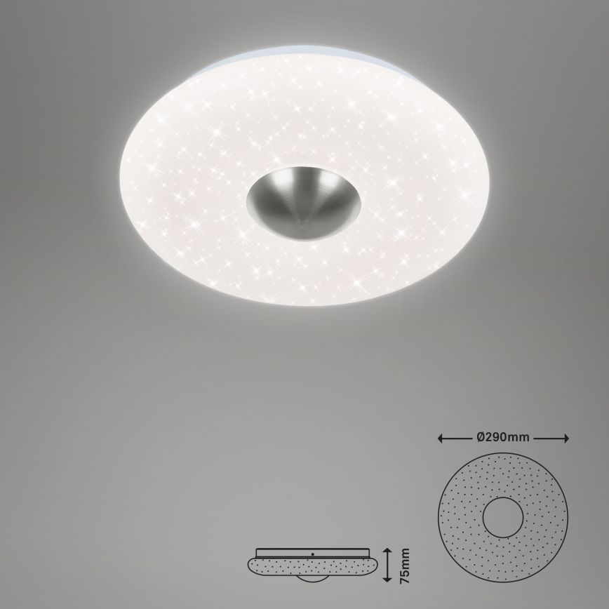 Briloner - LED Plafondlamp NALU LED/12W/230V