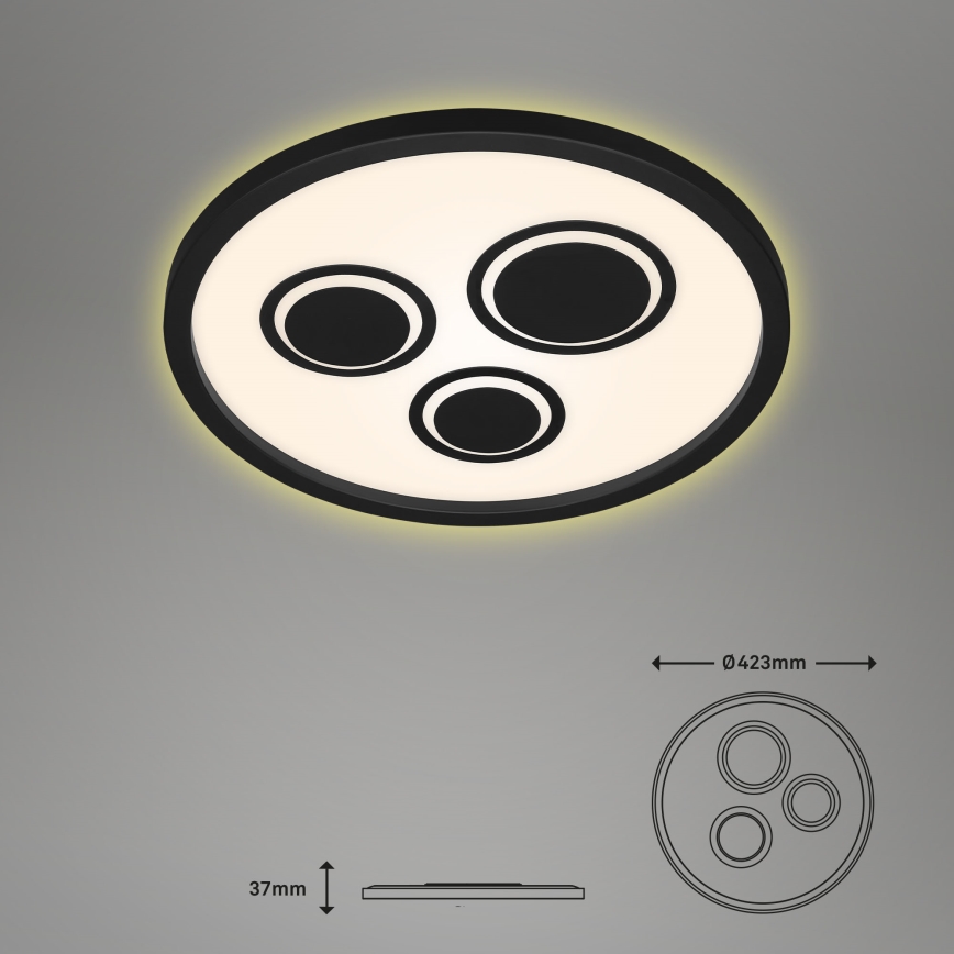Briloner - LED Plafondlamp PAC LED/22W/230V