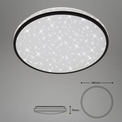 Briloner - LED Plafondlamp STARRY SKY LED/24W/230V