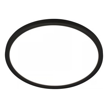 Briloner - LED plafondlamp voor badkamer met bewegingssensor MOVE LED/18W/230V IP44 Ø 29 cm zwart