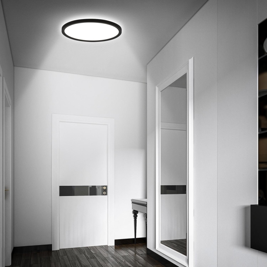 Briloner - LED plafondlamp voor badkamer met sensor MOVE LED/18W/230V IP44 Ø 29 cm wit