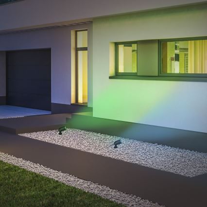 Briloner - LED RGBW dimbare buitenlamp LED/4,4W/230V 2700/4000/6500K IP44 Wi-Fi Tuya