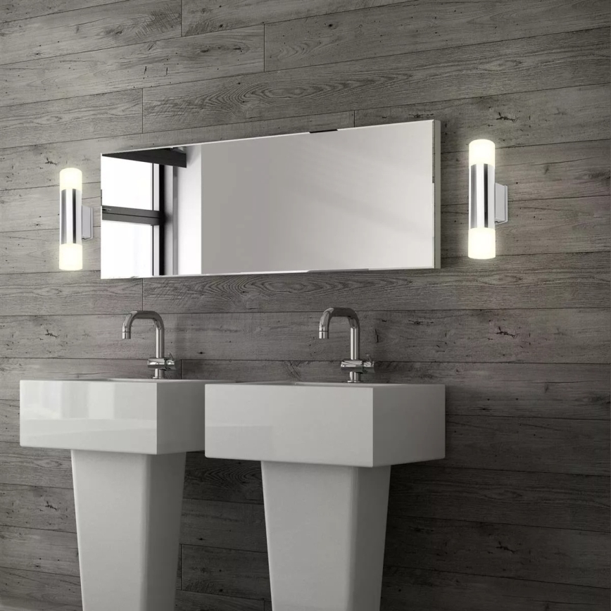 Briloner - LED badkamerwandlamp 2xGU10/4,8W/230V IP44 3000K glanzend chroom