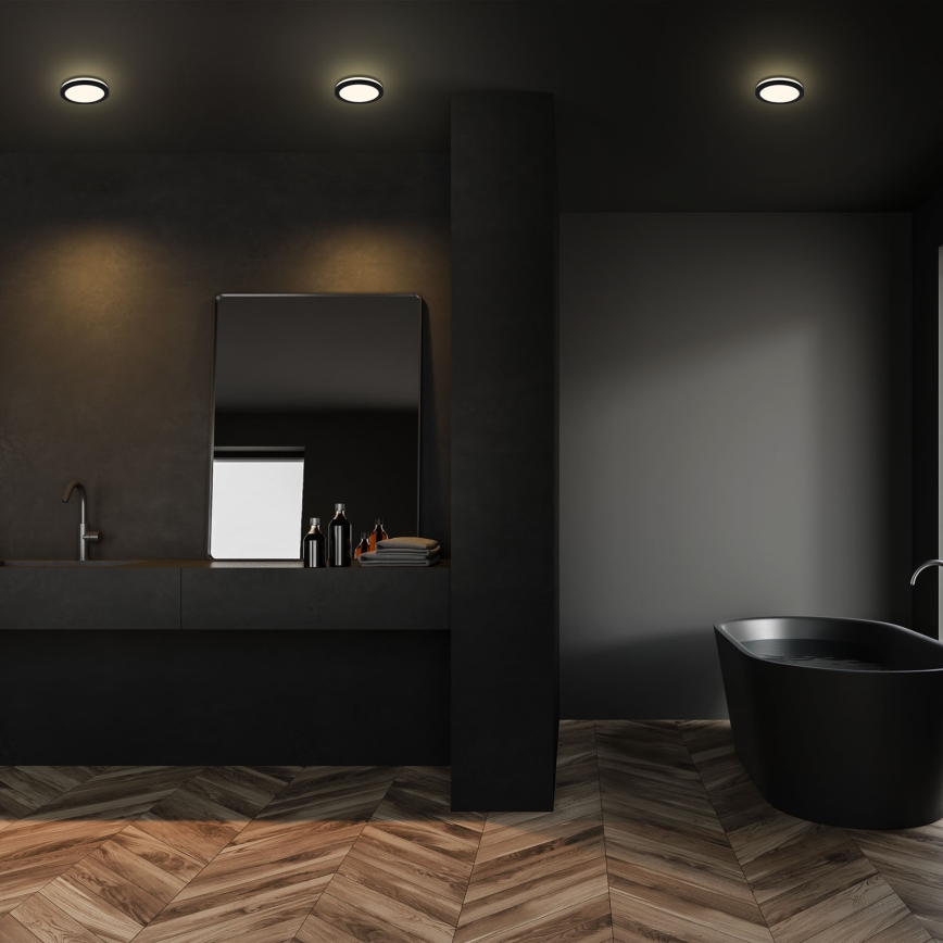 Briloner - SET 3x Hangende LED Badkamer plafond verlichting LED/3W/230V IP44