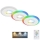 Briloner - SET 3x LED RGBW Dimbare en hangende badkamer verlichting LED/5W/230V 3000-6500K IP44 + afstandsbediening