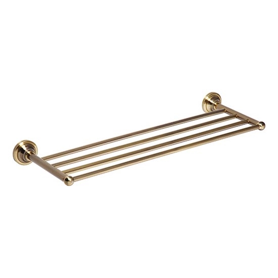 Bronzen handdoekhouder 66,5x6,5 cm
