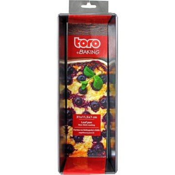 Broodvorm TORO 31x11,5 cm zwart