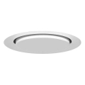 Brosline - Inbouwarmatuur 1xGX53/9W/230V wit