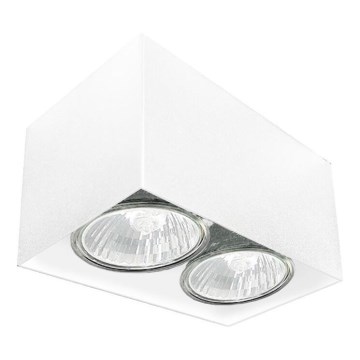 Brosline - Spotarmatuur 2xGU10/10W/230V wit