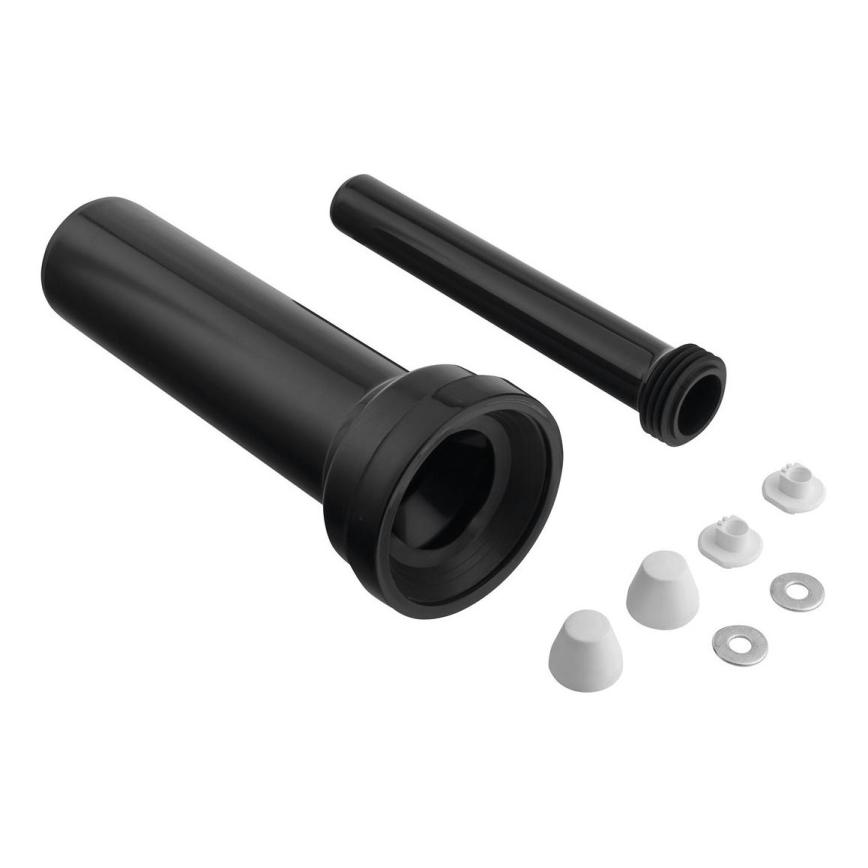 Bruckner - Aansluitset voor wandcloset 35 cm zwart