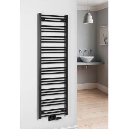 Bruckner - Badkamer radiator ALBRECHT 657W/230V 50x157 cm mat zwart