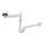 Bruckner - Bekkensifon met afval meubilair CLICK-CLACK DN32 wit/glanzend chroom
