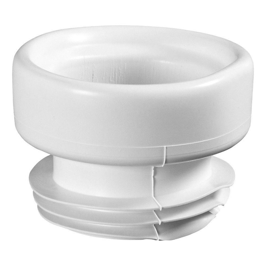 Bruckner - Centrisch toilet afvoermanchet wit