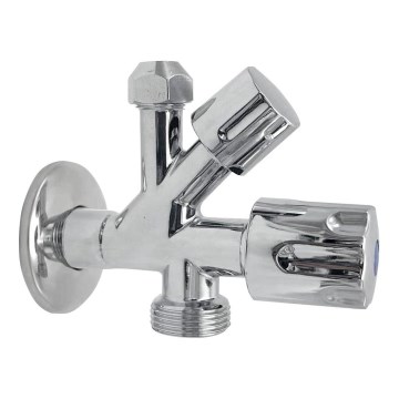 Bruckner - Combinatieklep glanzend chroom