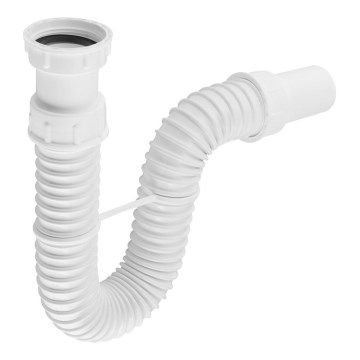 Bruckner - Flexibele gootsteensifon DN40 wit