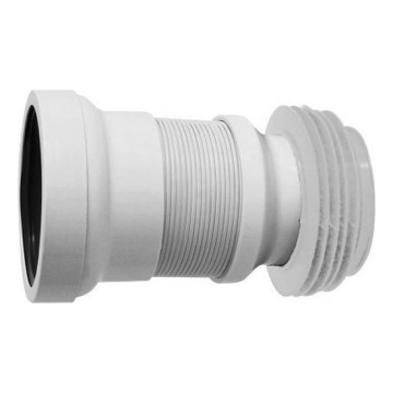 Bruckner - Flexibele toiletpotconnector 21-33 cm wit