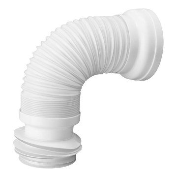 Bruckner - Flexibele toiletpotconnector 27,5-55 cm wit