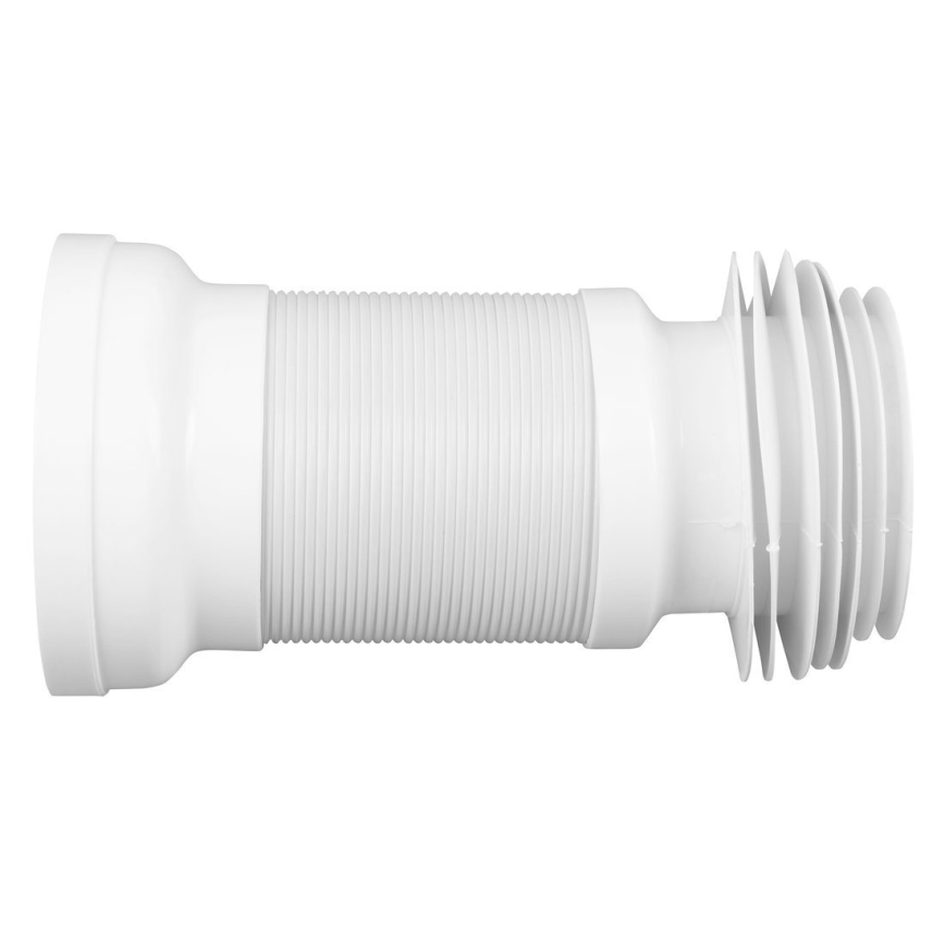 Bruckner - Flexibele toiletpotconnector 27,5-55 cm wit