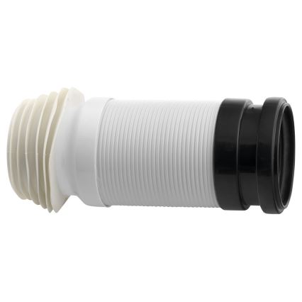Bruckner - Flexibele toiletpotconnector 45 cm wit/zwart