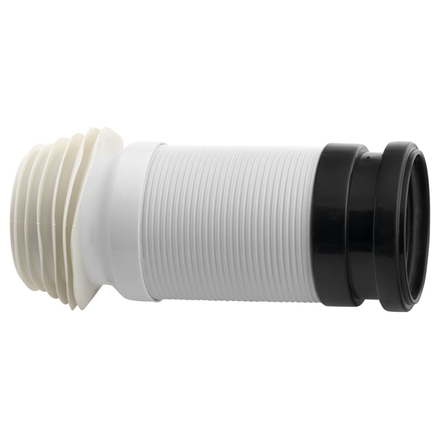 Bruckner - Flexibele toiletpotconnector 45 cm wit/zwart