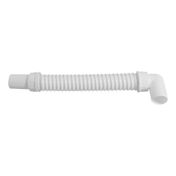 Bruckner - Flexibele verbindingsbuis elleboog 80 cm wit