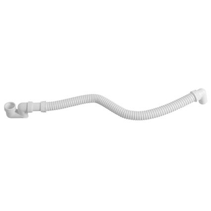 Bruckner - Flexibele verbindingsbuis elleboog 80 cm wit
