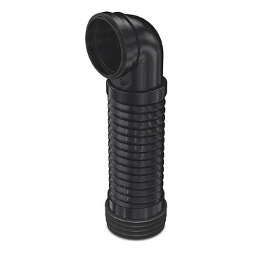 Bruckner - Flexibele wandclosetaansluiting 90° 20,5-37 cm zwart