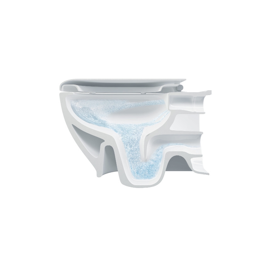 Bruckner - Hangend toilet Rimless WALTER keramiek/wit