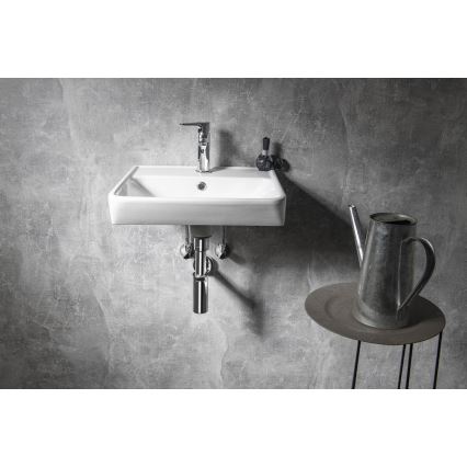 Bruckner - Inbouw wastafel NEON 45x41,5 cm keramiek/wit