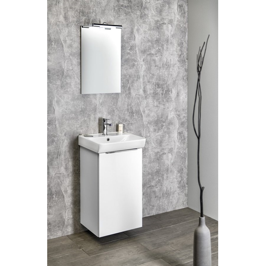 Bruckner - Inbouw wastafel NEON 45x41,5 cm keramiek/wit